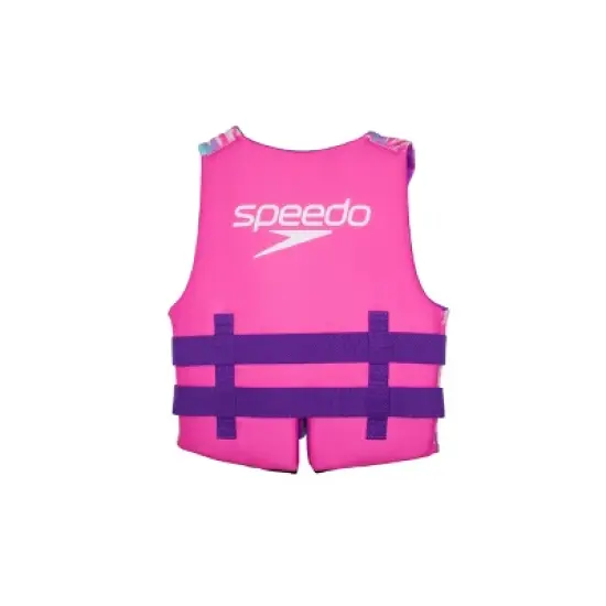 Speedo Youth Life Jacket Vest - Purple/Pink: Polyethylene, Polyester, 55-88 lbs image {1}