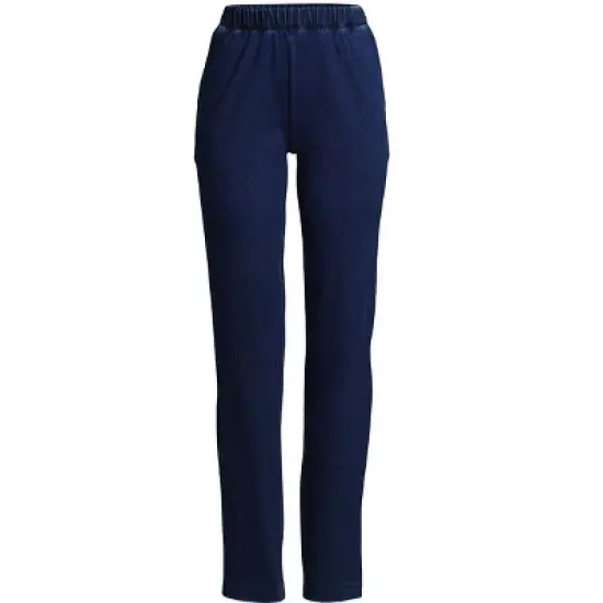 Lands' End Women's Sport Knit High Rise Elastic Waist Pull On Pants image {4}