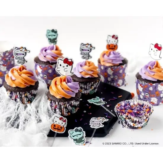 Handstand Kitchen Sanrio Hello Kitty Halloween 37-Piece Cupcake Party Set image {3}
