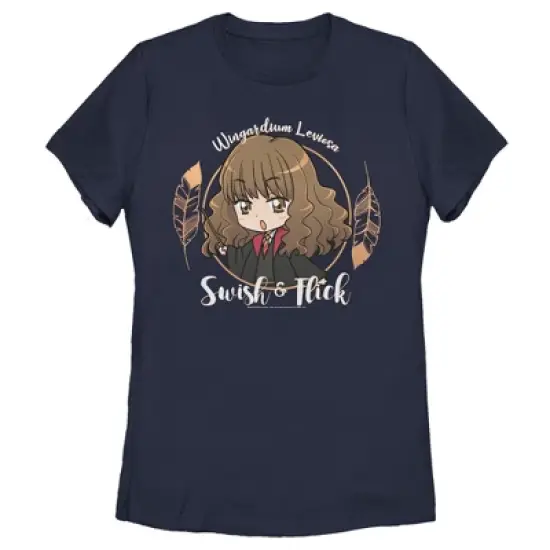 Women's Harry Potter Hermione Swish and Flick T-Shirt image {4}