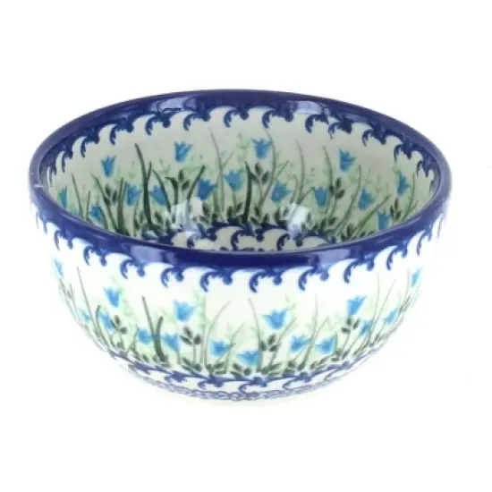 Blue Rose Polish Pottery 71 Vena Dessert Bowl image {11}