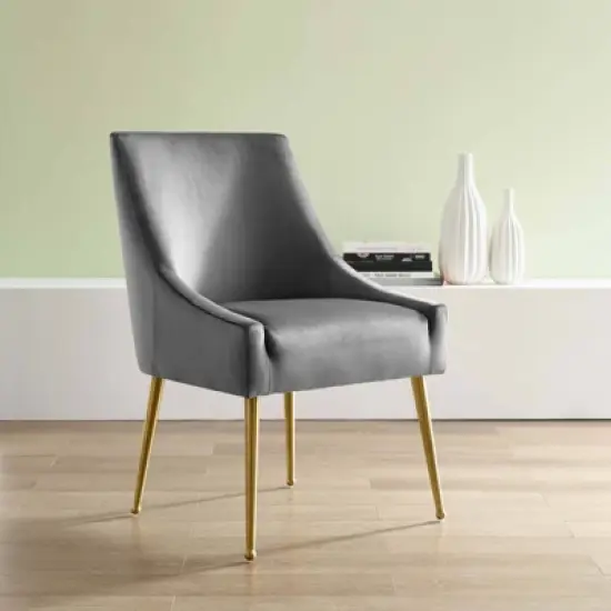 Discern Upholstered Performance Velvet Dining Chair - Modway image {6}