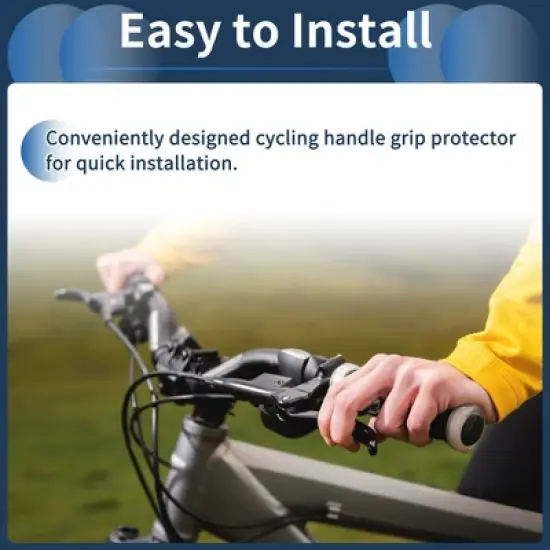 Unique Bargains Bike Handlebar Grips Covers 4.72" Long Blue 1 Pair image {5}