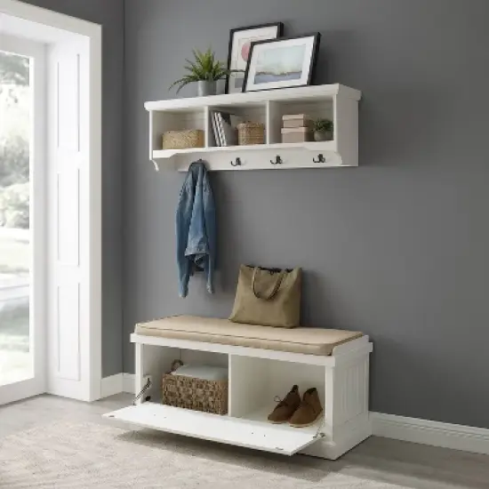 2pc Seasie Entryway Set White - Crosley image {7}