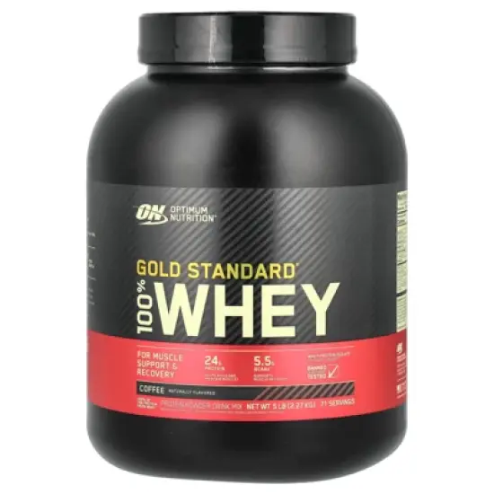 Optimum Nutrition Gold Standard&reg; 100% Whey, Coffee, 5 lb (2.27 kg) image {4}