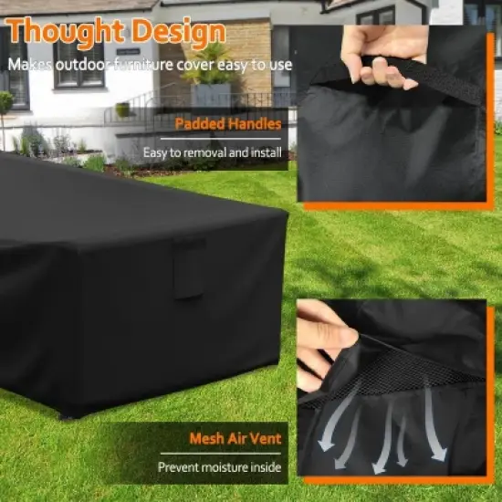 Akefit Waterproof Heavy Duty Outdoor Furniture Cover Patio Garden Protector 109 Inch image {4}