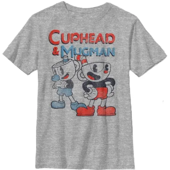 Boy's Cuphead Best Friend Mugman T-Shirt image {4}