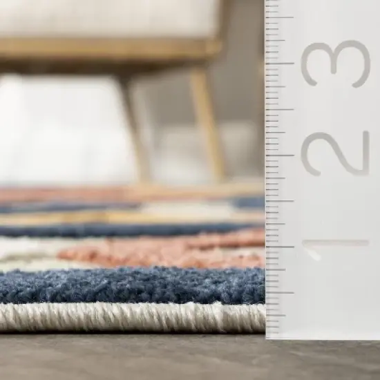 nuLOOM Aiko Geometric Moroccan Indoor/Outdoor Patio Area Rug image {2}