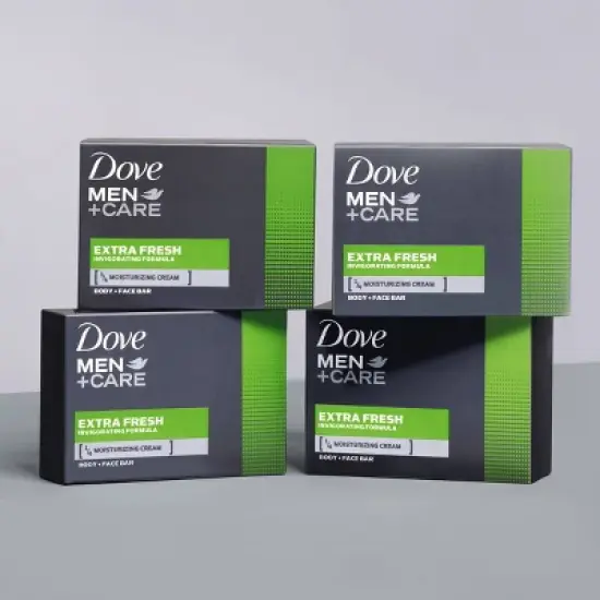 Dove Men+Care Extra Fresh Body and Face Bar Soap image {7}