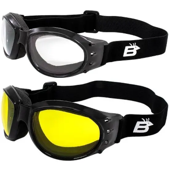 2 Pairs of Birdz Eyewear Bald Eagle Safety Goggles with Yellow, Clear Lenses image {7}