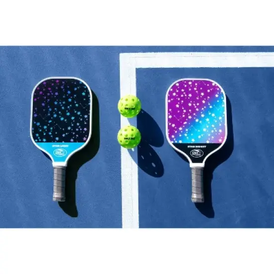 Dink N' Dilly Starry Sky 2 Paddle Set 2 Dills Balls Pickleball Set - 4pc image {13}