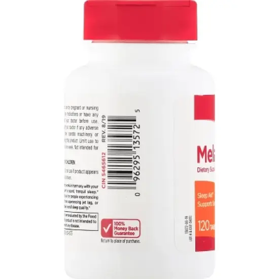 Leader Tablets 5 mg Melatonin 120 ea image {4}