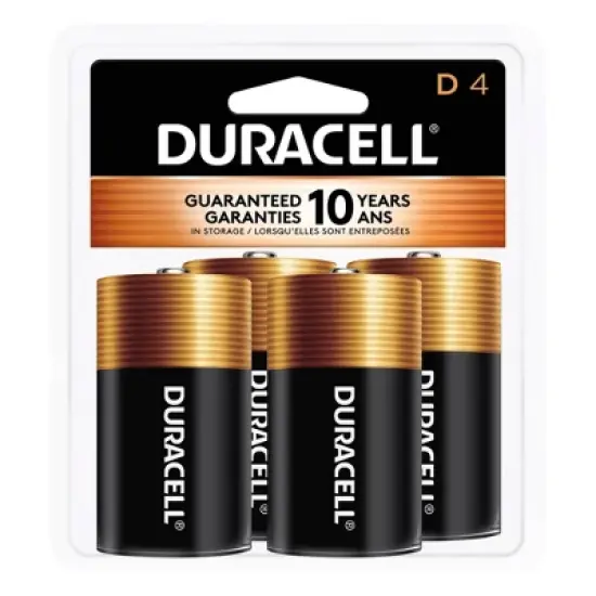 Duracell Coppertop D Batteries - Alkaline Battery image {3}