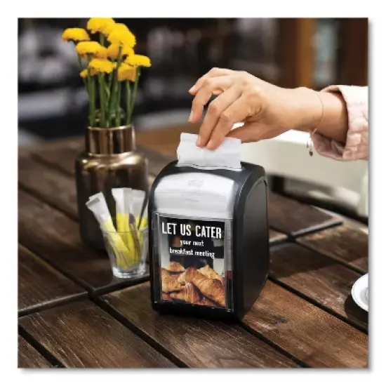 Tork Xpressnap Fit Interfold Dispenser Napkins, 2-Ply, 6.5 x 8.39, White, 120/Pack, 36 Packs/Carton image {10}