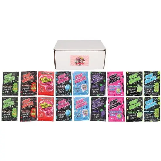Pop Rocks Pack of 9 Flavors (2 of each, total of 18) image {1}