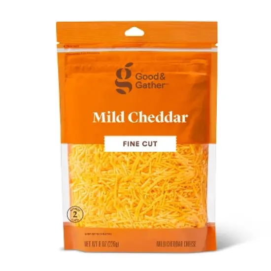 Finely Shredded Mild Cheddar Cheese - 8oz - Good & Gather&trade; image {3}