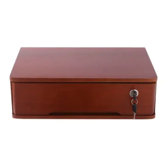 YIYIBYUS Desktop Storage Box with Lockable Drawer, Office Supplies Drawer Organizer image {7}