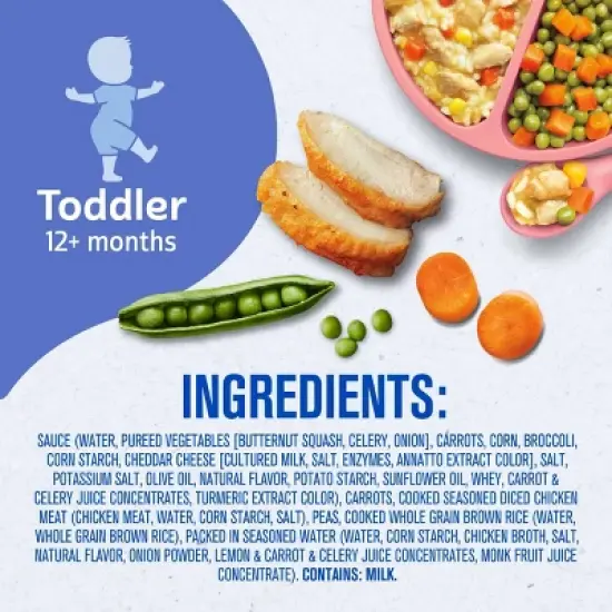 Gerber Baby Food Yellow Rice & Chicken with Vegetables Sauce Toddler - 6.67oz image {8}