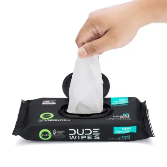 Dude Wipes Mint Chill Flushable Personal Wipes - 48ct image {3}