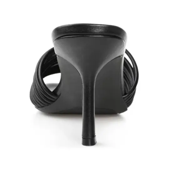 Journee Collection Womens Calliope Tru Comfort Foam Open Toe High Stiletto Pumps image {2}