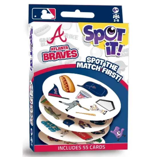 MasterPieces Officially Licensed MLB Atlanta Braves Spot It Game for Kids and Adults image {1}