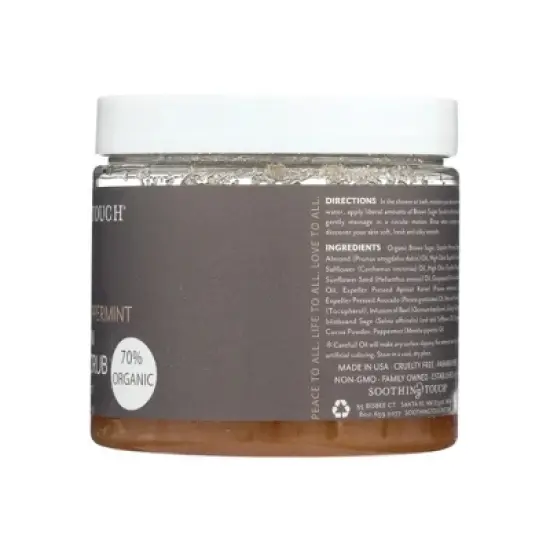 Soothing Touch Chocolate Peppermint Indulgent Brown Sugar Scrub - 16 oz image {3}