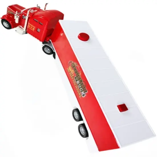 Big Daddy - Pop_Open Playset Gas Station Big Rig Semi Toy Truck & Mini Race Play Cars image {2}