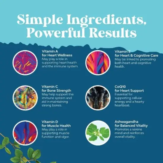 Men's Multivitamin Gummies, Supplement Gummies with CoQ10 and Ashwagandha for Energy & Immune Support, Lemon Pineapple Flavor, Nature's Craft, 90ct image {3}