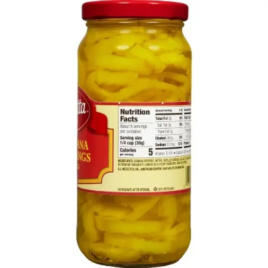 Mezzetta Hot Banana Pepper Rings - 16oz image {4}