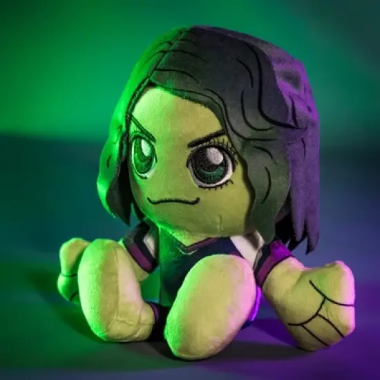 Bleacher Creatures Marvel She Hulk 8" Kuricha Sitting Plush image {6}