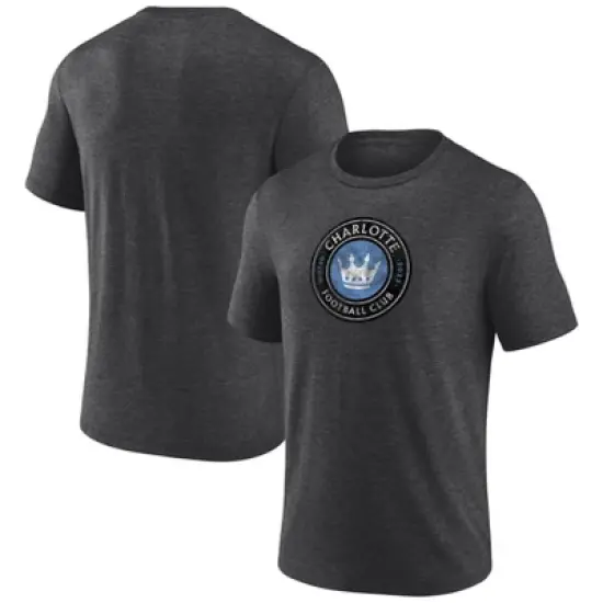 MLS Charlotte FC Men's Throwback Tri-Blend T-Shirt image {3}
