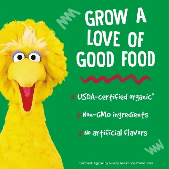 Earth's Best Organic Straws Sesame Street Baby & Toddler Snacks - Original - 2.75oz image {4}
