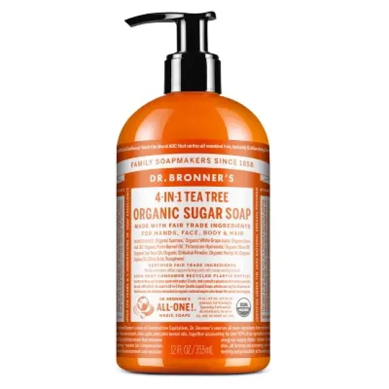 Dr. Bronner's Organic Sugar Soap - Tea Tree image {3}