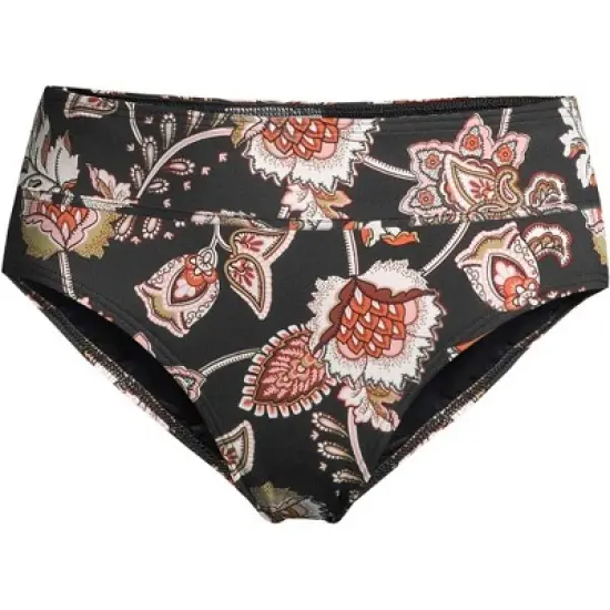 Lands' End Women's Tummy Control High Waisted Bikini Bottoms image {13}