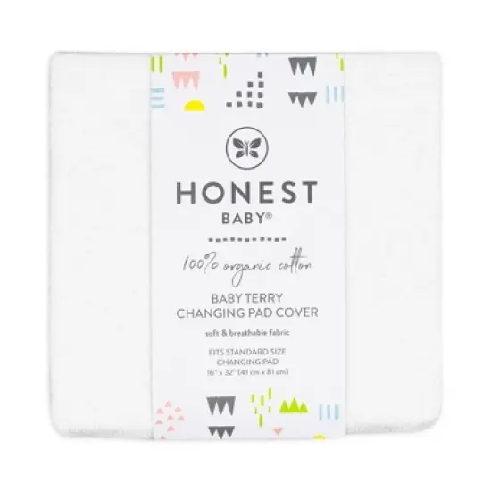 Honest Baby Organic Cotton Baby Terry Changing Pad Cover image {2}