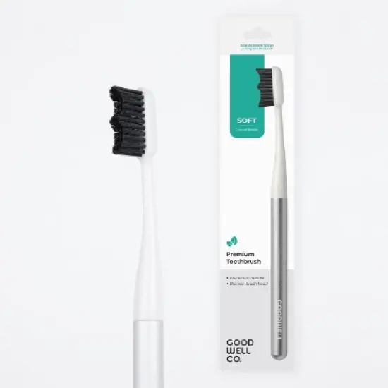 Goodwell Sustainable Toothbrush with Bioplastic Replacement Brush image {7}