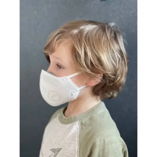 AirPop Kids KN95 Facemask - White image {4}