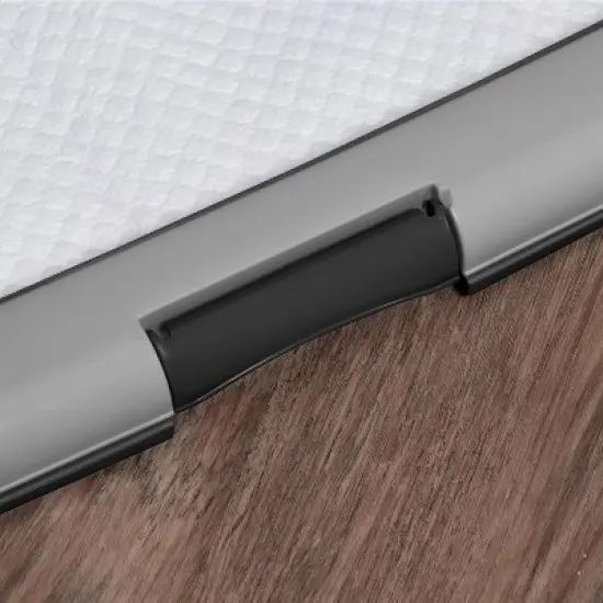 IRIS USA Pee Pad Holder -  Dog and Puppy, Leak Protection, 22"x22" Pad or Larger, Black/Gray image {2}