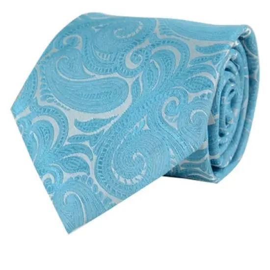 Men's Paisley Microfiber Woven Wedding Neckties image {22}
