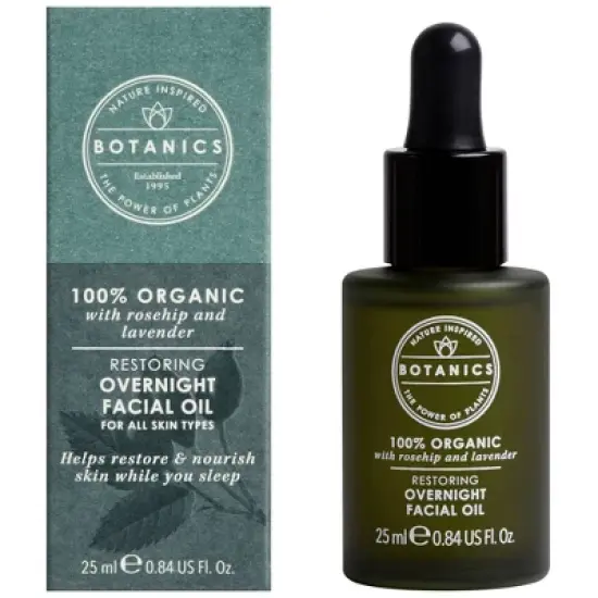 Botanics Restoring Overnight Facial Oil - 0.84 fl oz image {3}