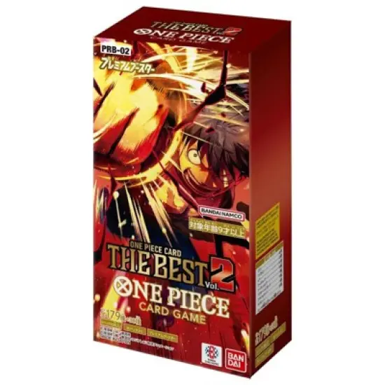 BANDAI One Piece Card Game The Best Vol.2 (PRB-02) Booster Box (Japanese) - 10 Packs image {1}