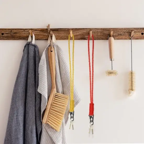 Unique Bargains Braided Soft Keychain ID Badges Lanyard with Metal Ring image {2}