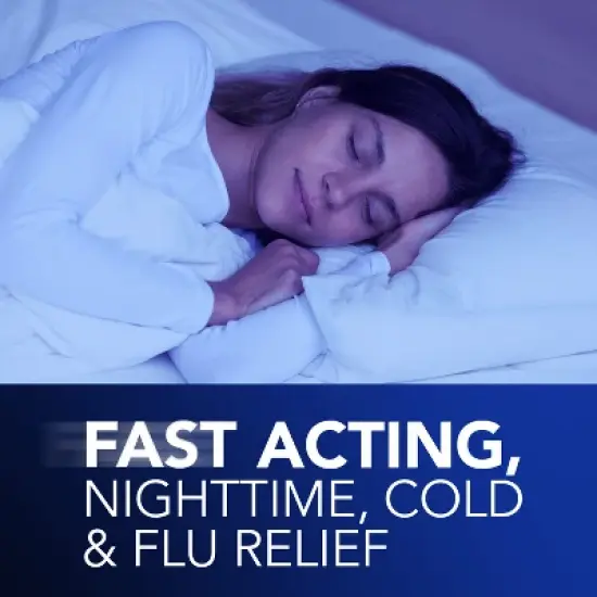 Vicks NyQuil Cold & Flu Medicine LiquiCaps - 24ct image {4}