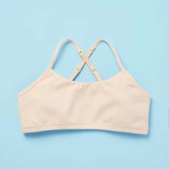 Yellowberry Girls' Ultimate Full Coverage Cotton First Bra with Convertible and Adjustable Straps image {6}