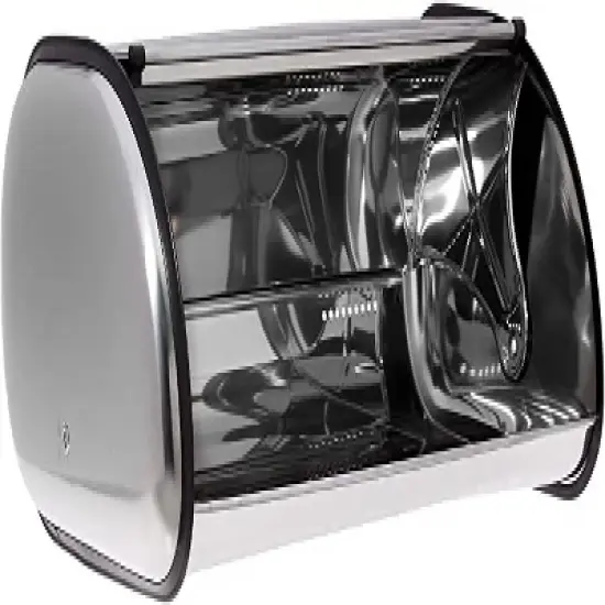 Bread Box Stainless Steel Bread Storage Box - Bread Bin Storage Holder for Kitchen - Homeitusa image {1}