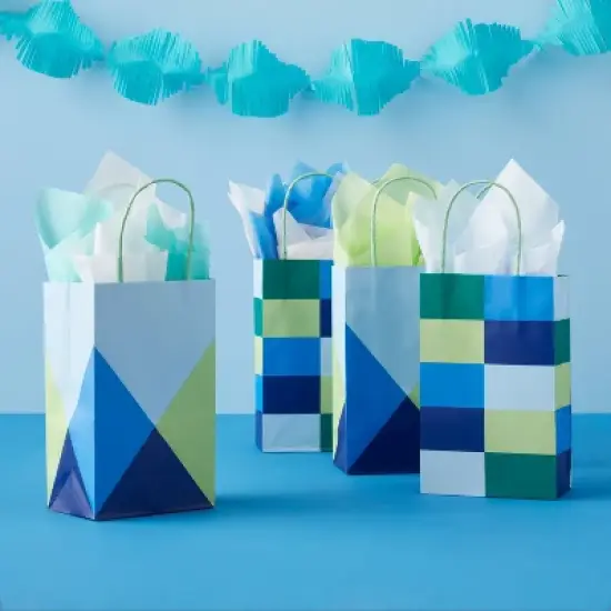 4pk Jr Tote Bag Blue - Spritz&trade; image {1}