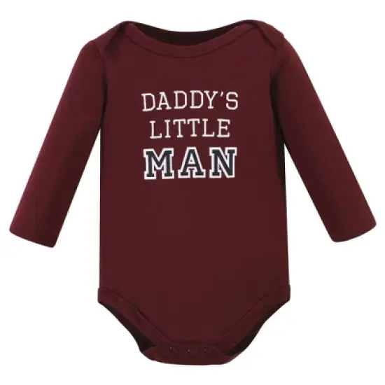 Hudson Baby Infant Boy Cotton Bodysuit and Pant Set, Boy Daddy Long Sleeve image {3}