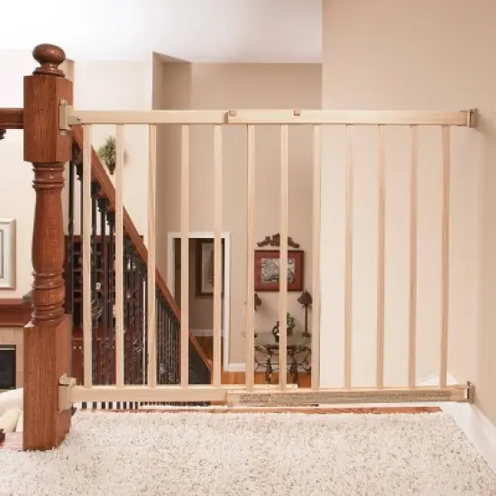 Evenflo Top-of-Stair Extra Tall Wood Gate image {4}