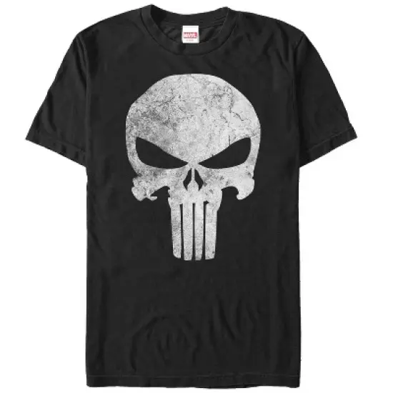 Men's Marvel Punisher Retro Skull Symbol T-Shirt image {4}