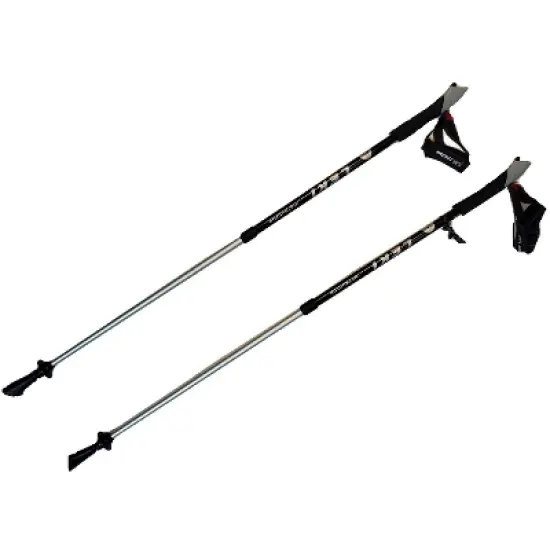 LEKI Nordic Walking Instructor Trekking Pole 100cm-130cm Black image {1}